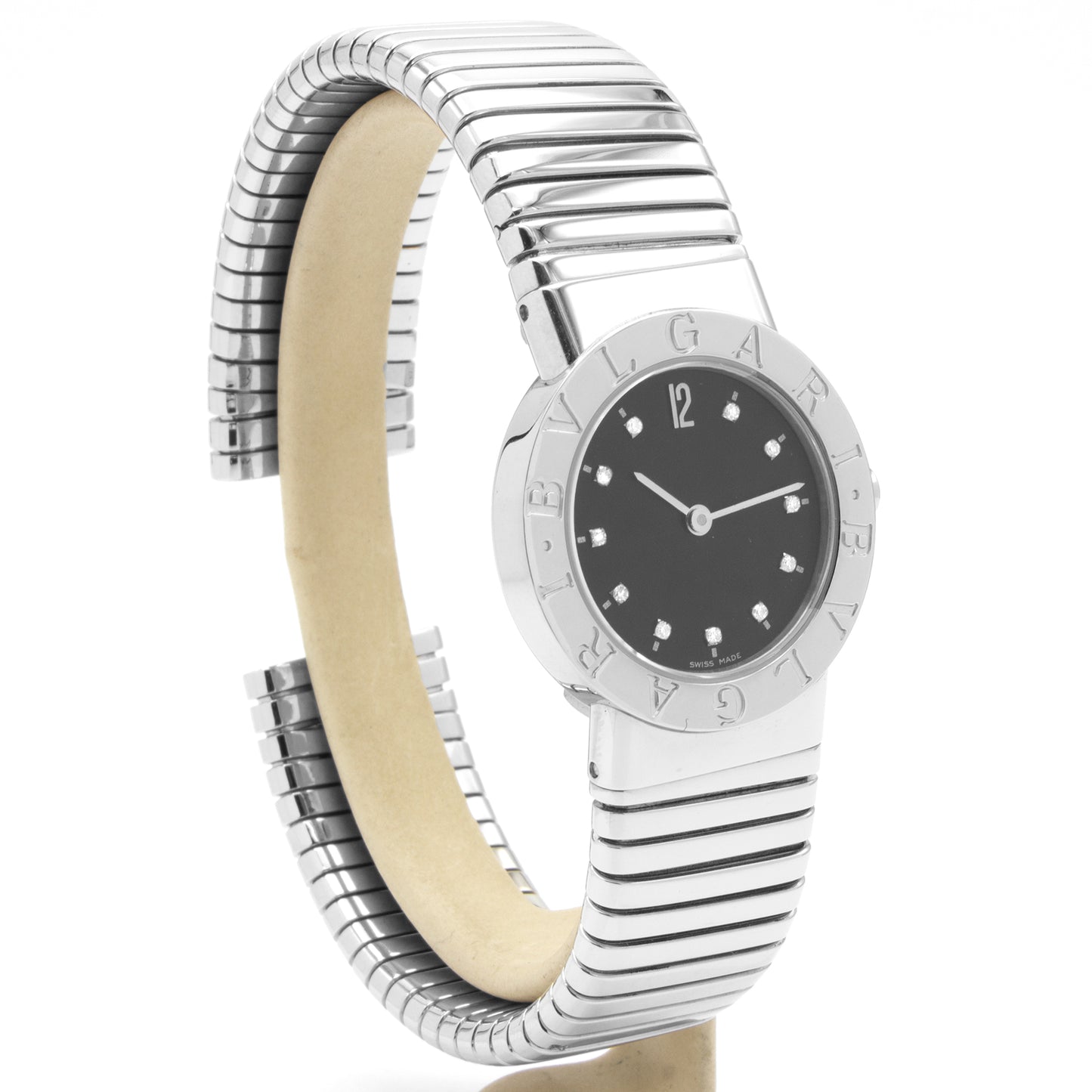 Bulgari Tubogas diamonds watch