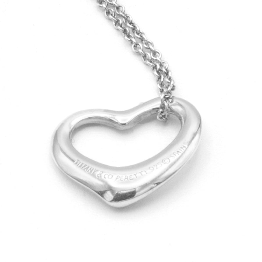 Tiffany Open Heart 15mm necklace