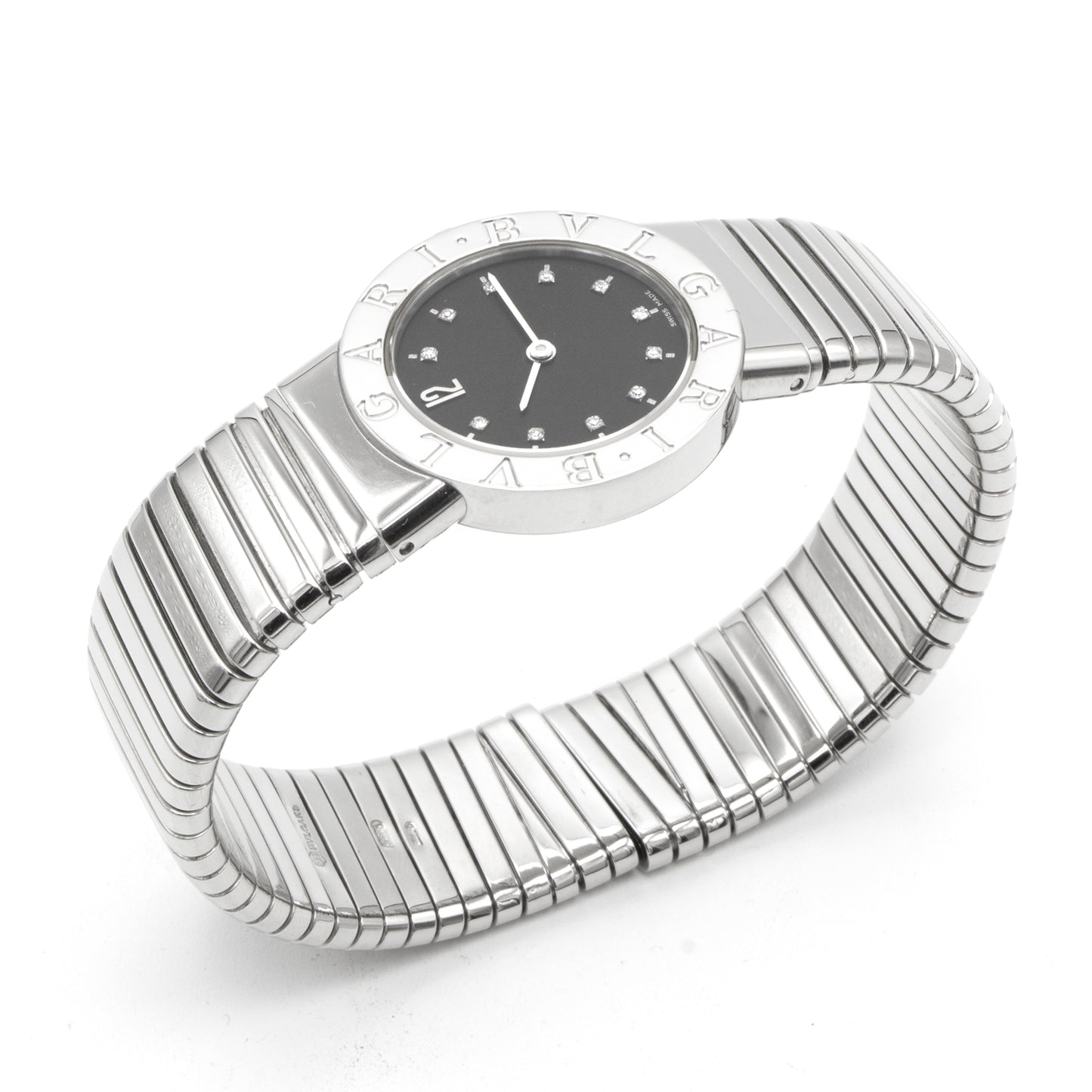 Bulgari Tubogas diamonds watch