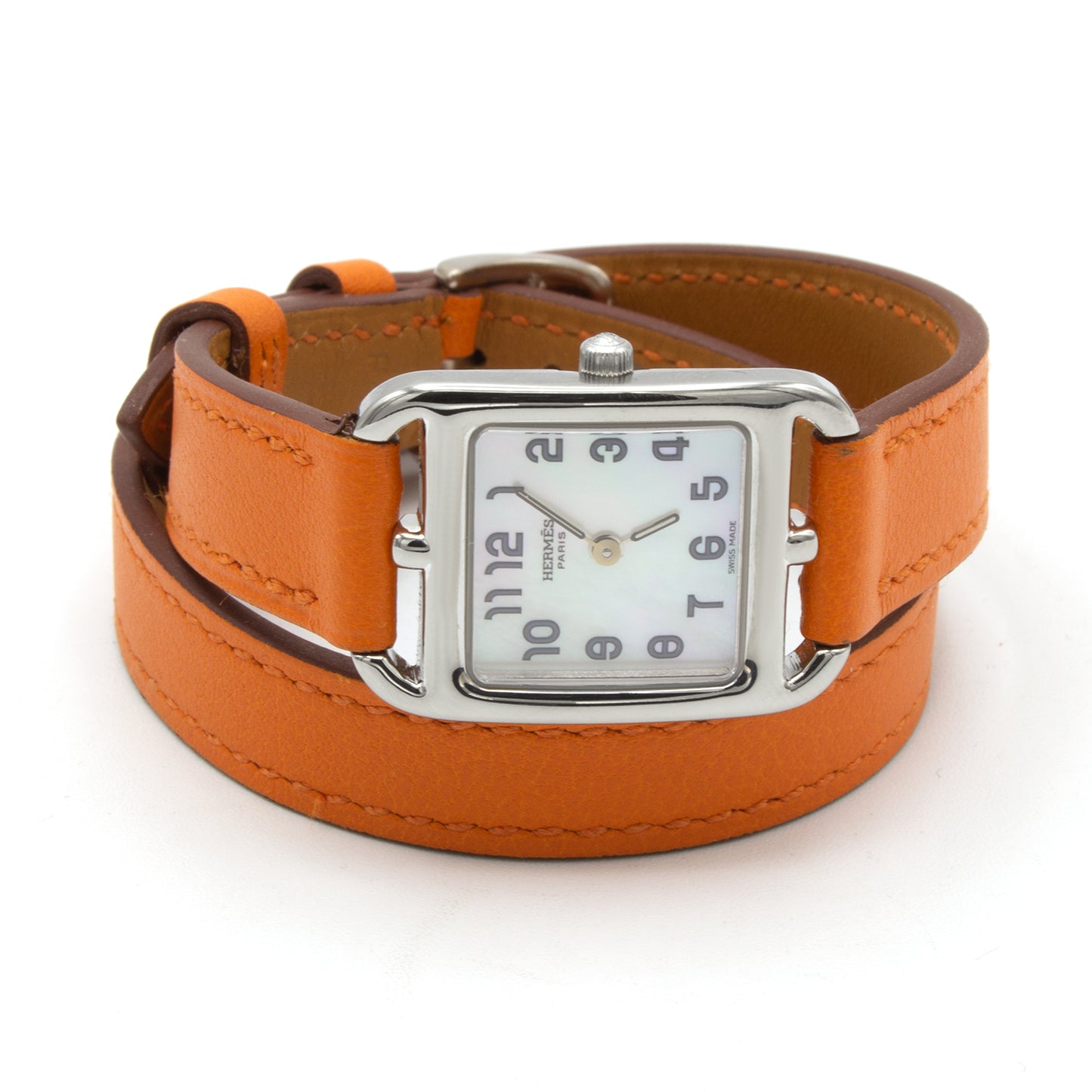 Hermes Cape Cod CC1.190 18K white gold watch