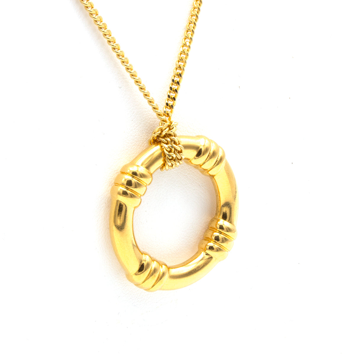 Hermes gold plated pendant