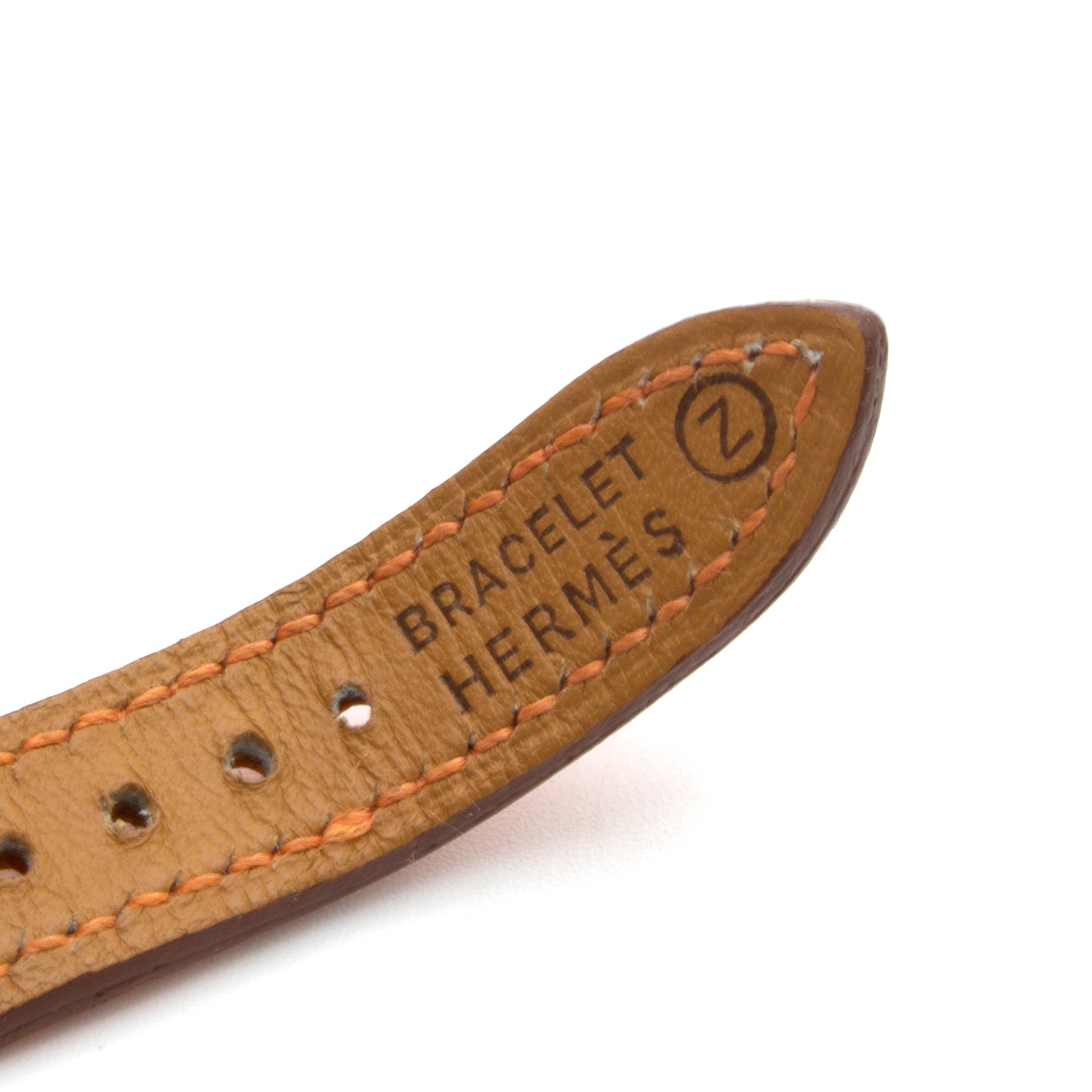 Hermès Kelly orange watch