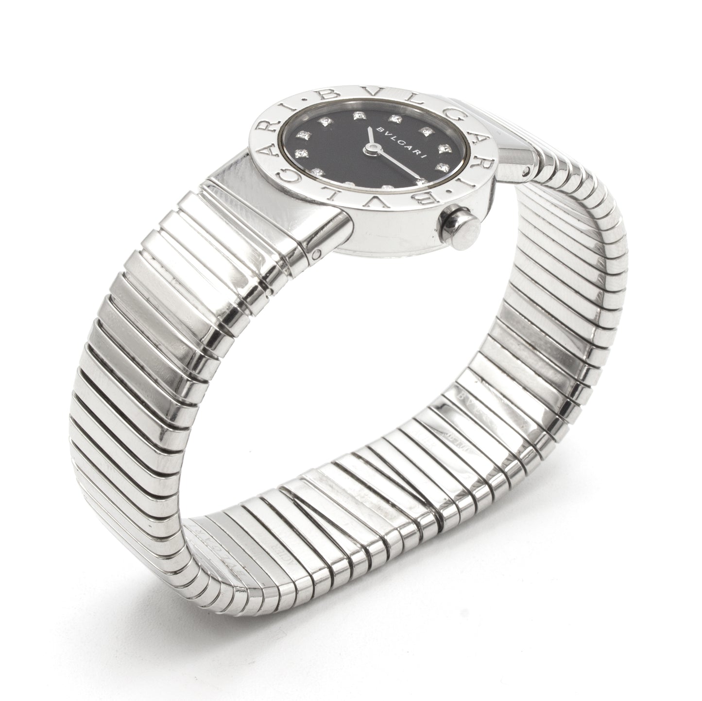 Bulgari Tubogas BB232TS 12 diamonds watch