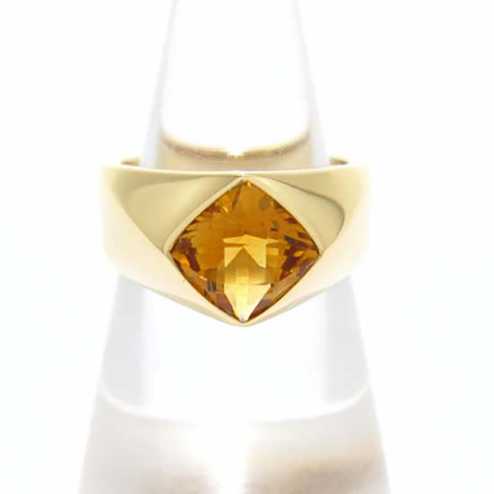 Chanel citrine ring Sz 49,5