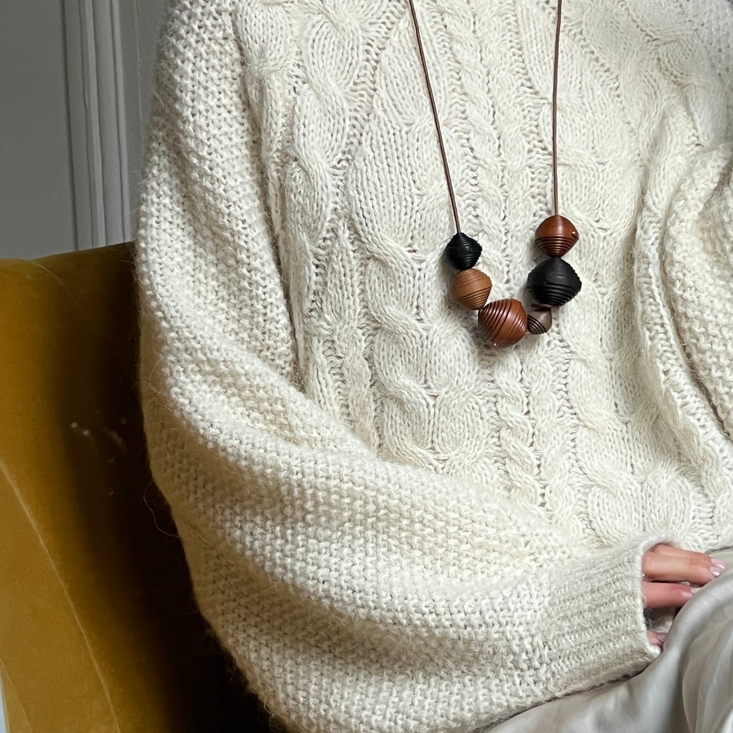 Hermès Jojoba necklace