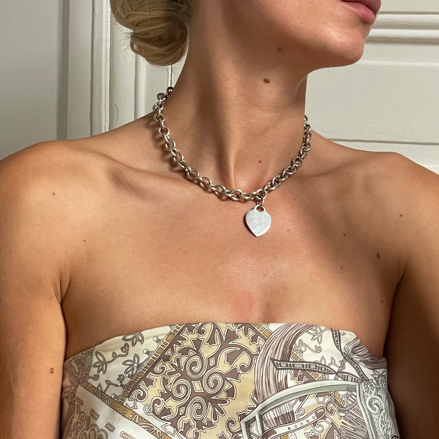 Tiffany Plaque Coeur necklace