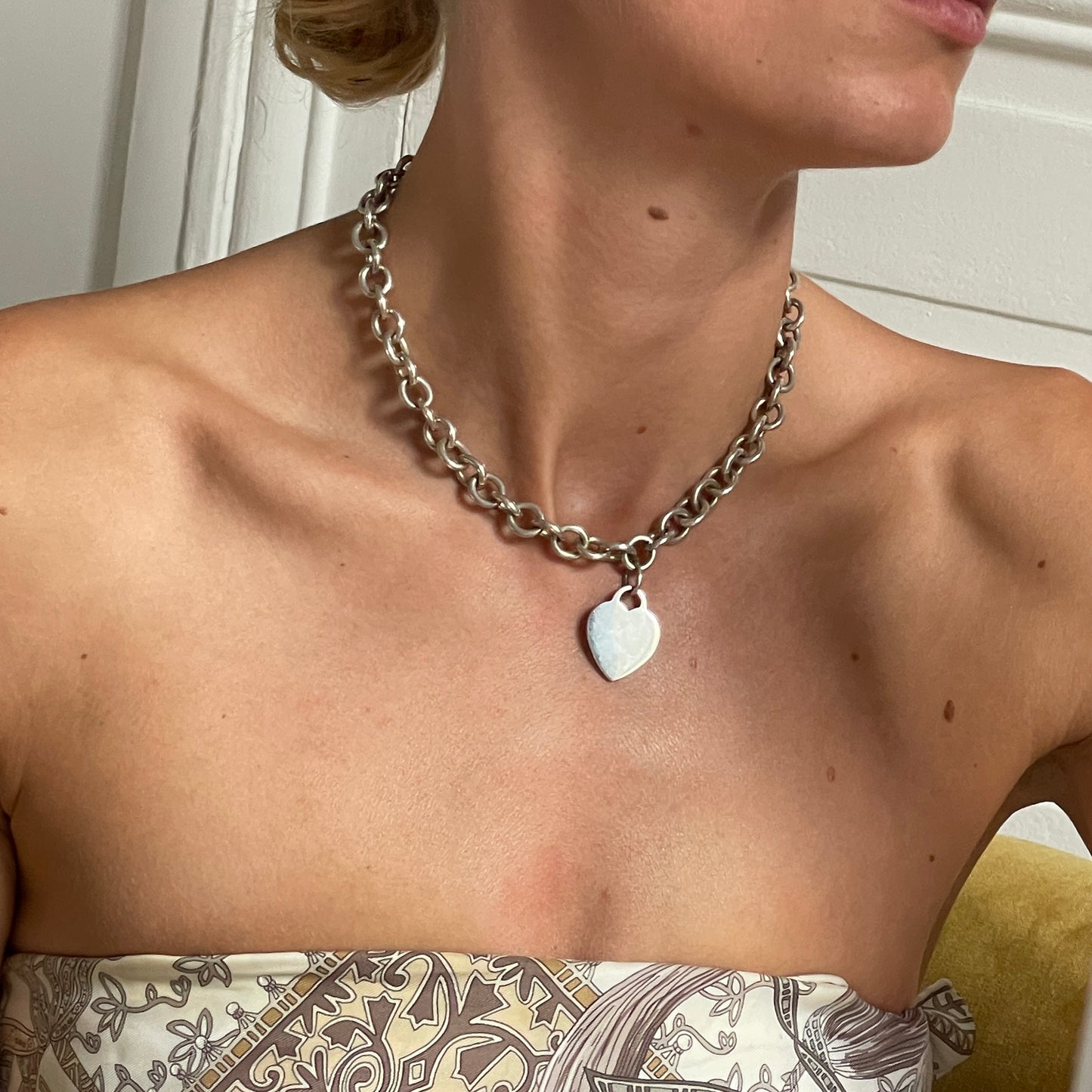 Tiffany Plaque Coeur necklace