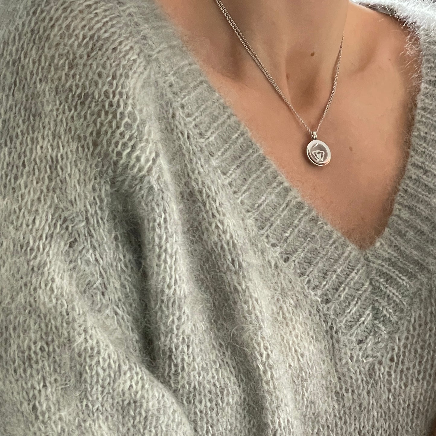 Chopard Happy Diamonds teddy bear necklace