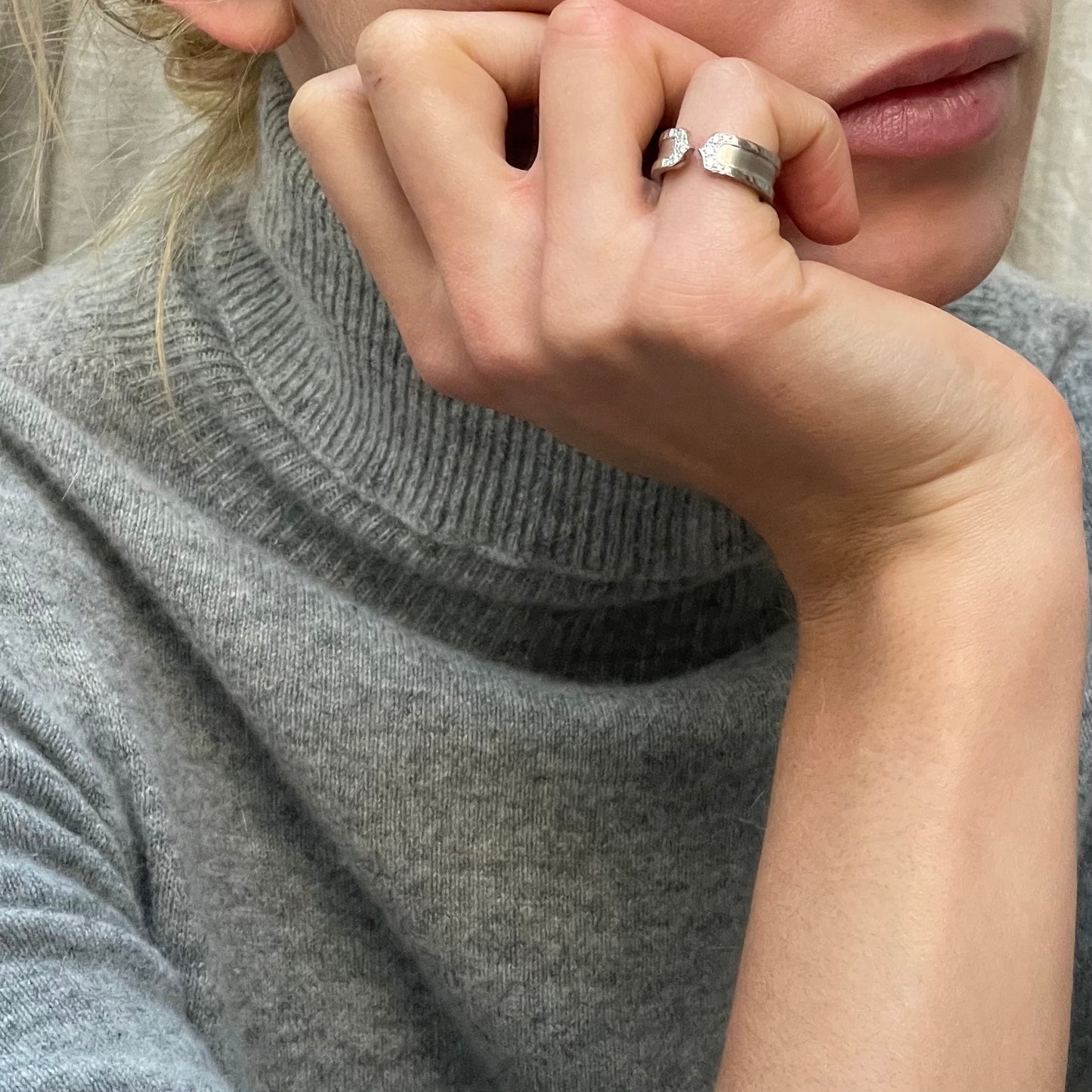 Cartier "C de Cartier" ring SIZE 48