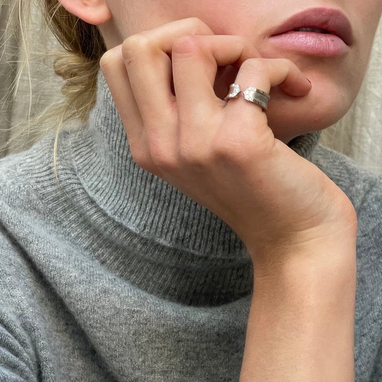 Cartier "C de Cartier" ring SIZE 48