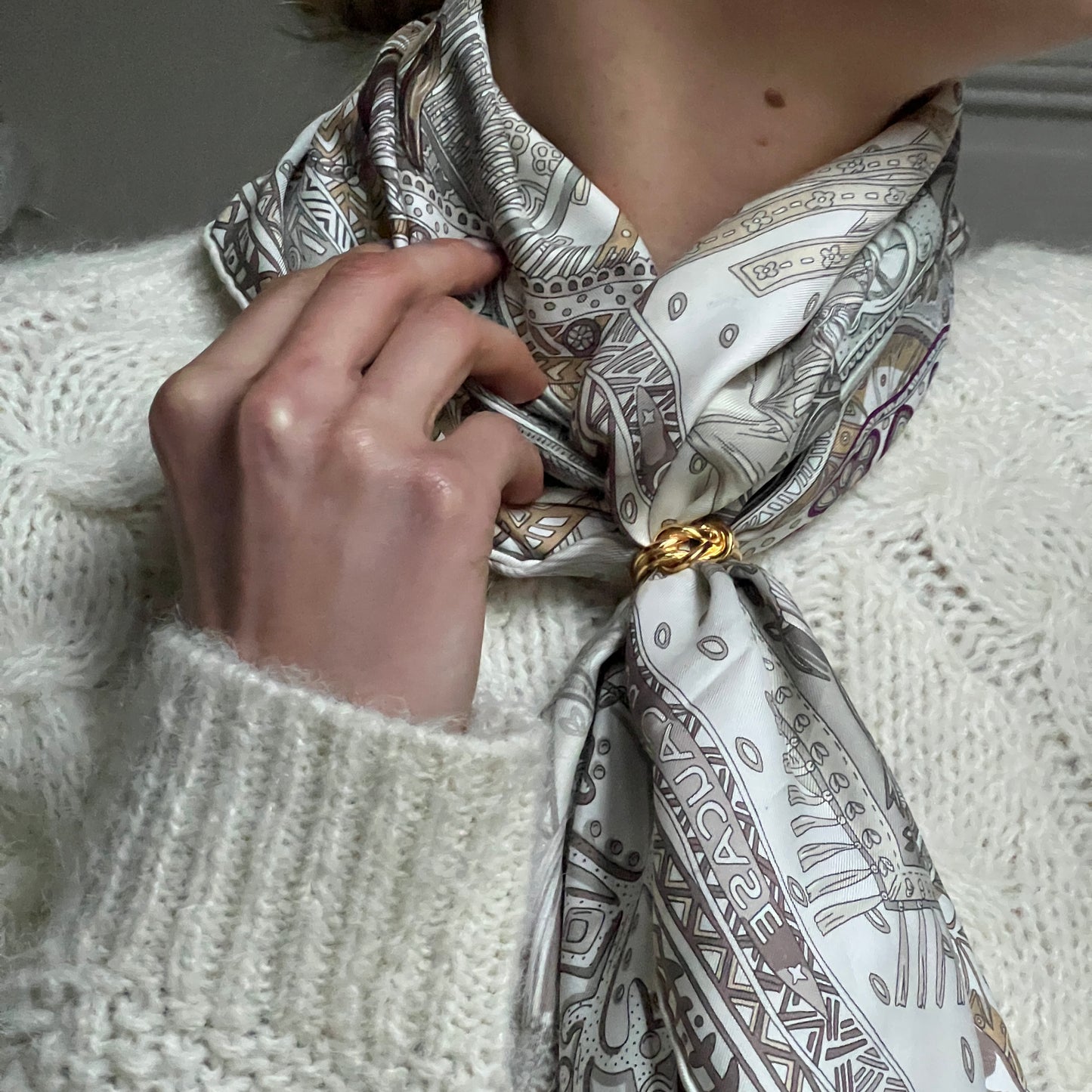 Copy of Hermès Atamé Scarf ring