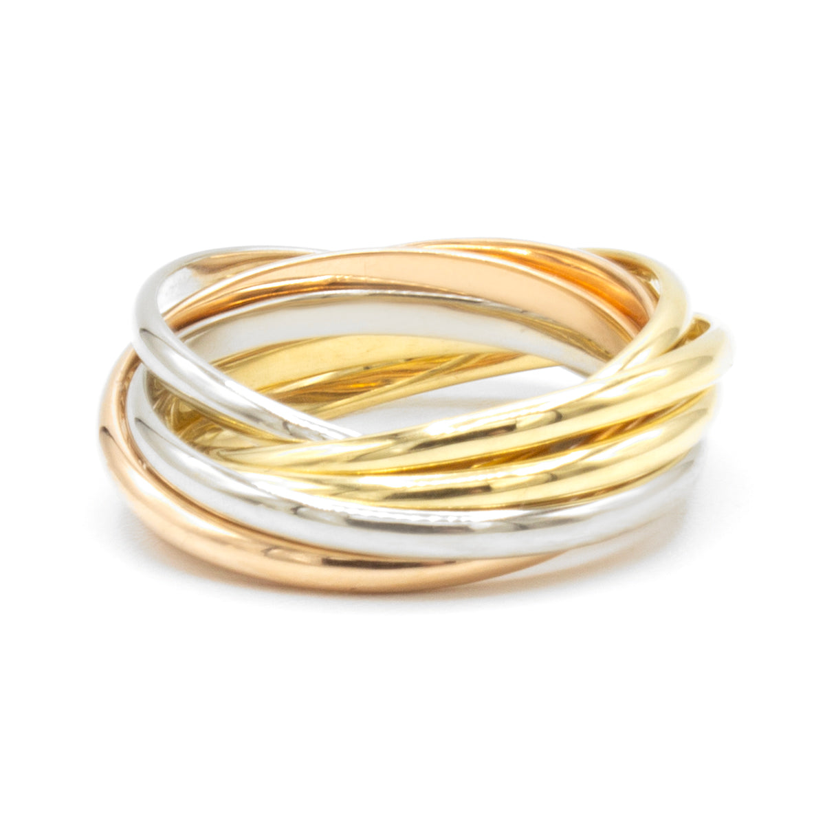 7 Rows Cartier Trinity 7 rows ring SIZE 48 – Luxe & Em