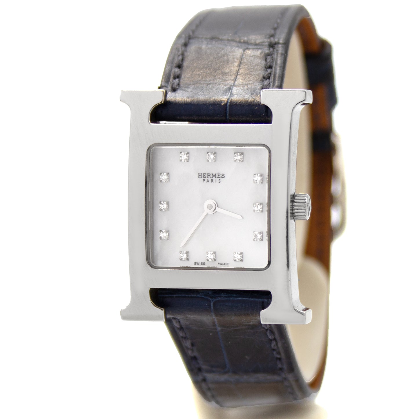 Hermès Heure H HH1.210 diamonds watch