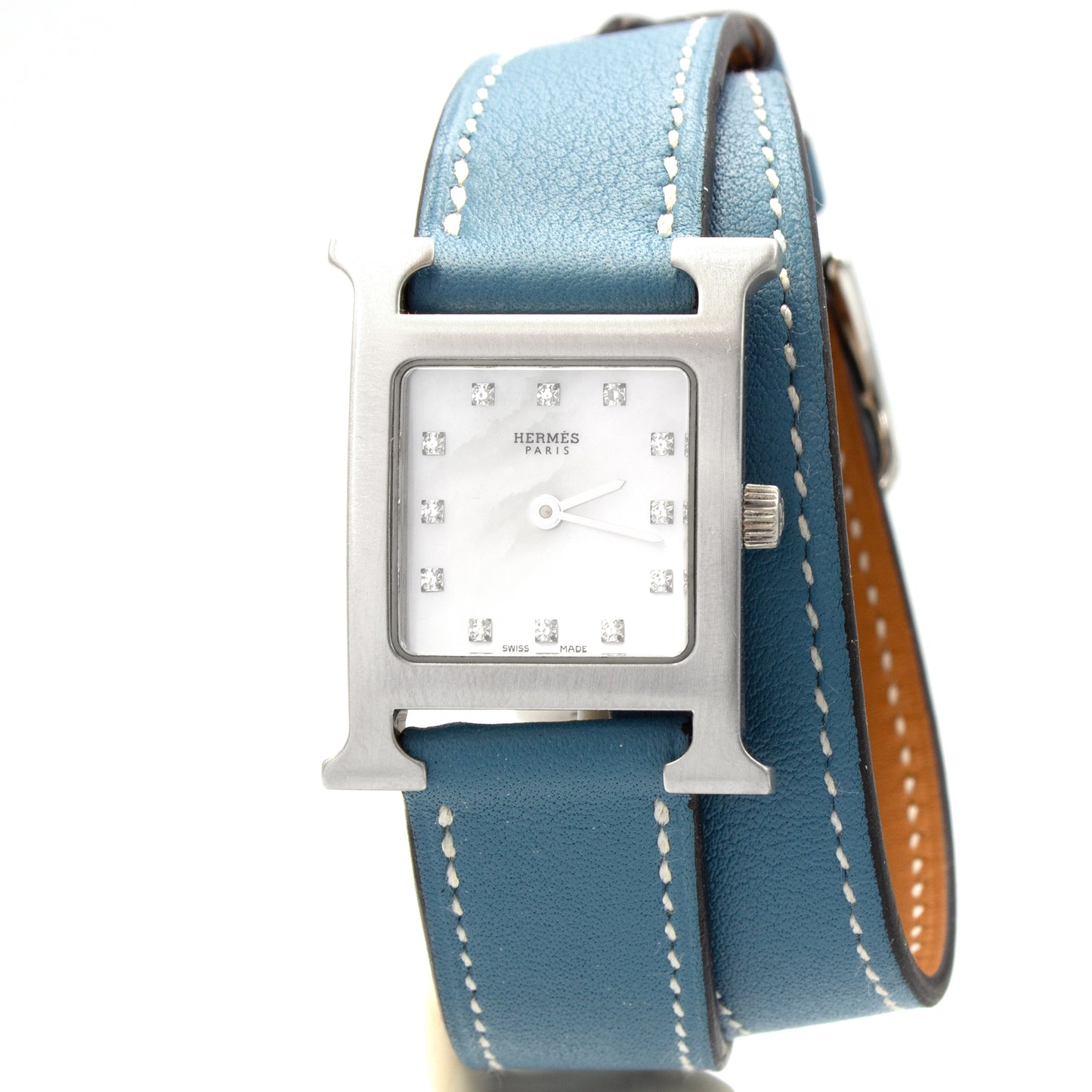 Hermès Heure H HH1.210 diamonds watch