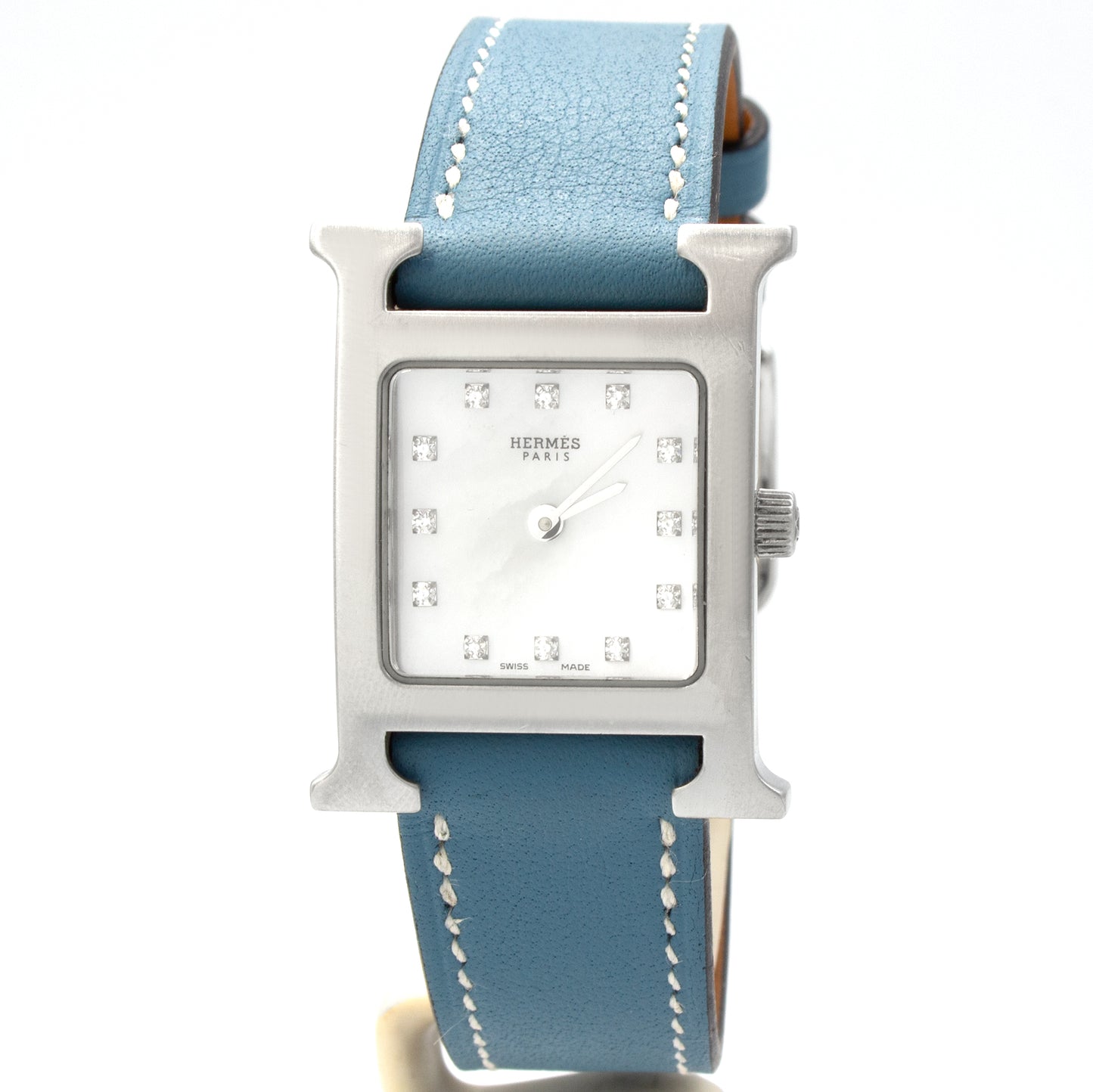 Hermès Heure H HH1.210 diamonds watch