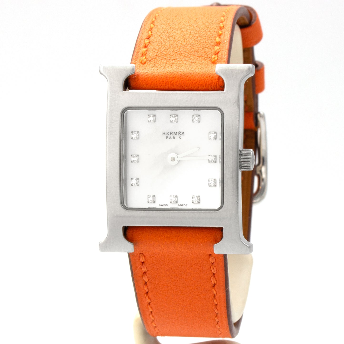 Hermès Heure H HH1.210 diamonds watch