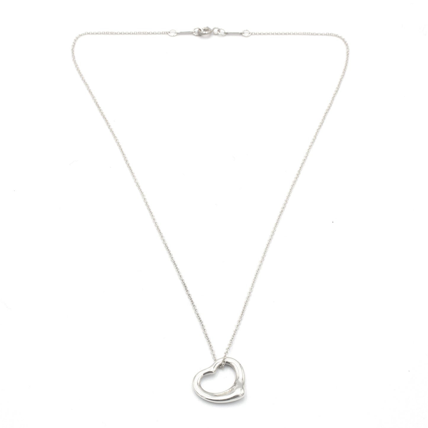 Tiffany Open Heart 15mm necklace