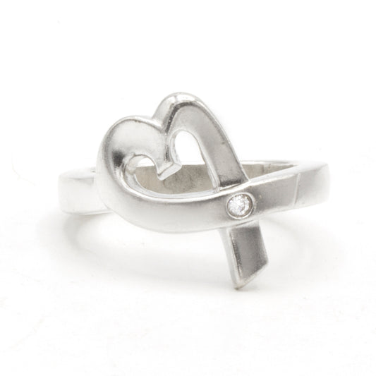 Tiffany & Co Loving Hear diamond ring Sz 46