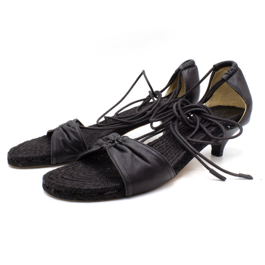 Hermès sandals corde tressée SZ 37