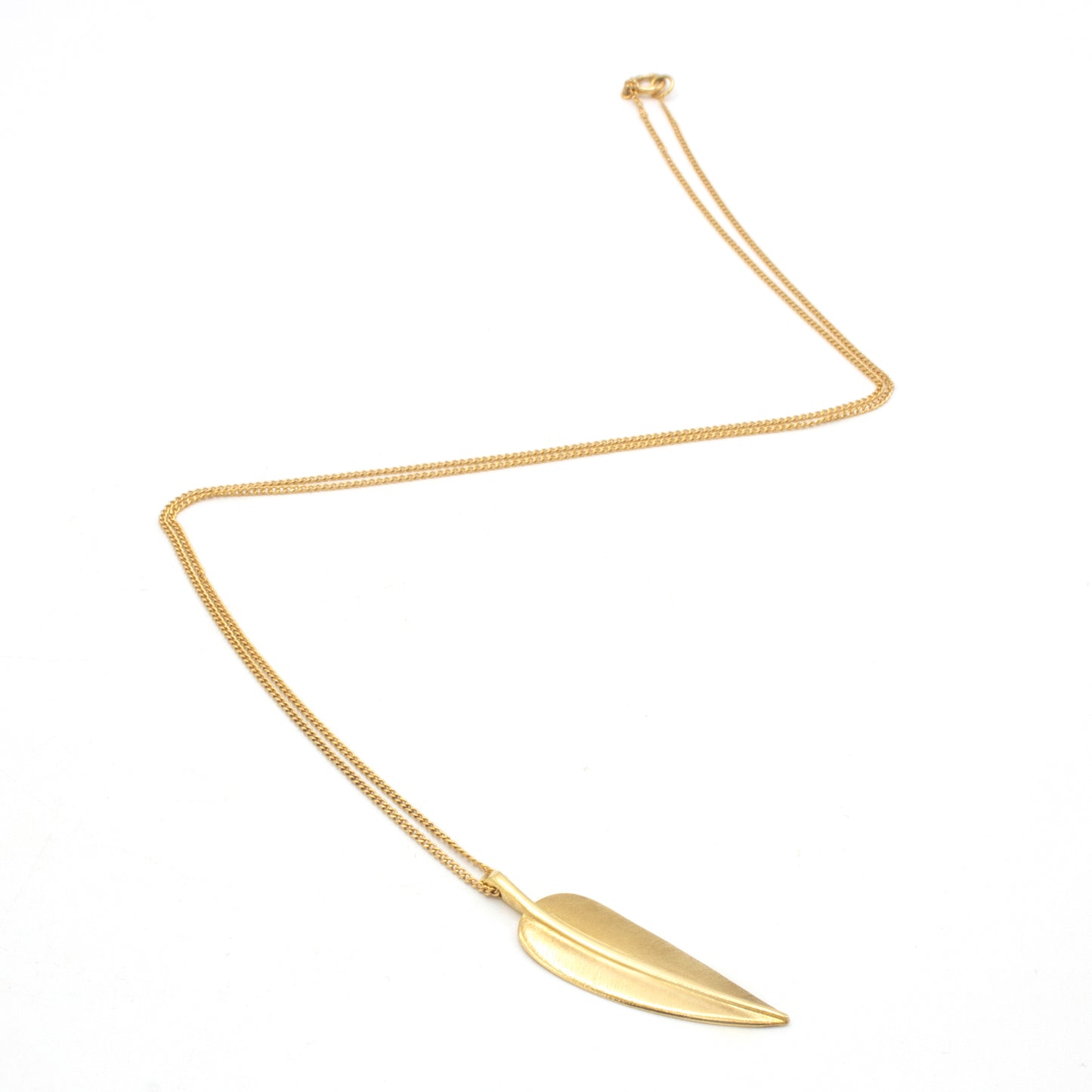 Tiffany & Co Leaf 18K necklace