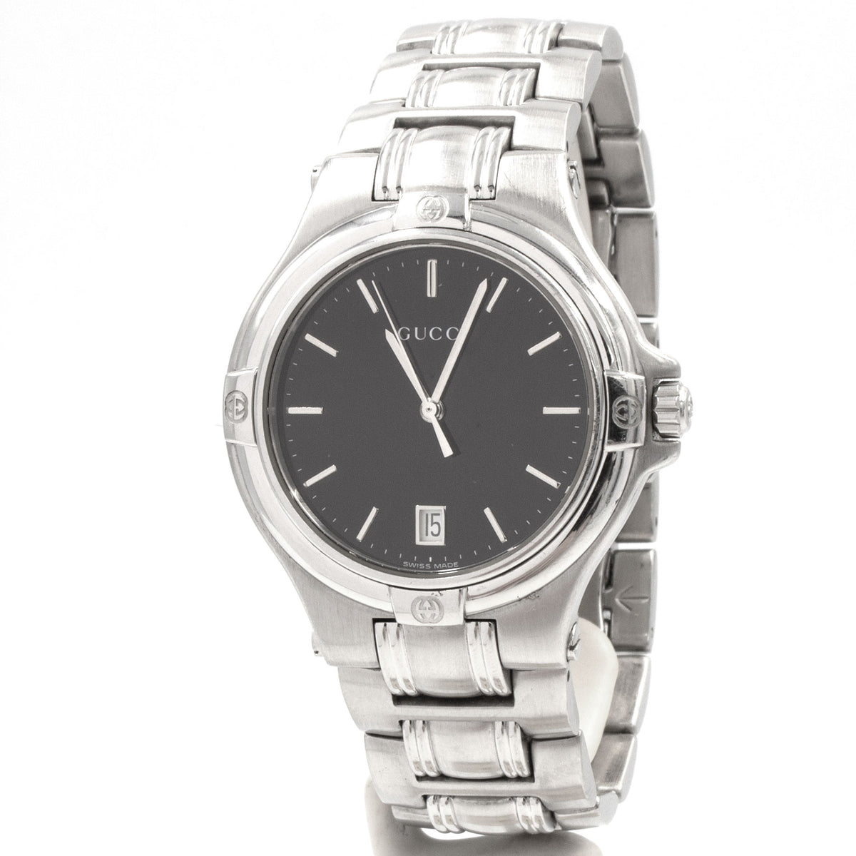 Gucci 9040M steel watch