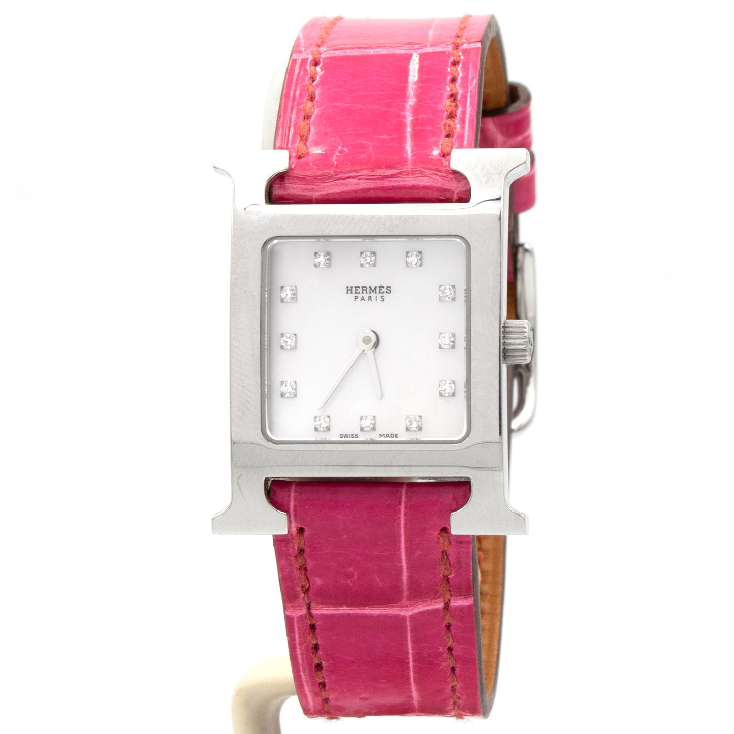 Hermès Heure H HH1.210 diamonds watch