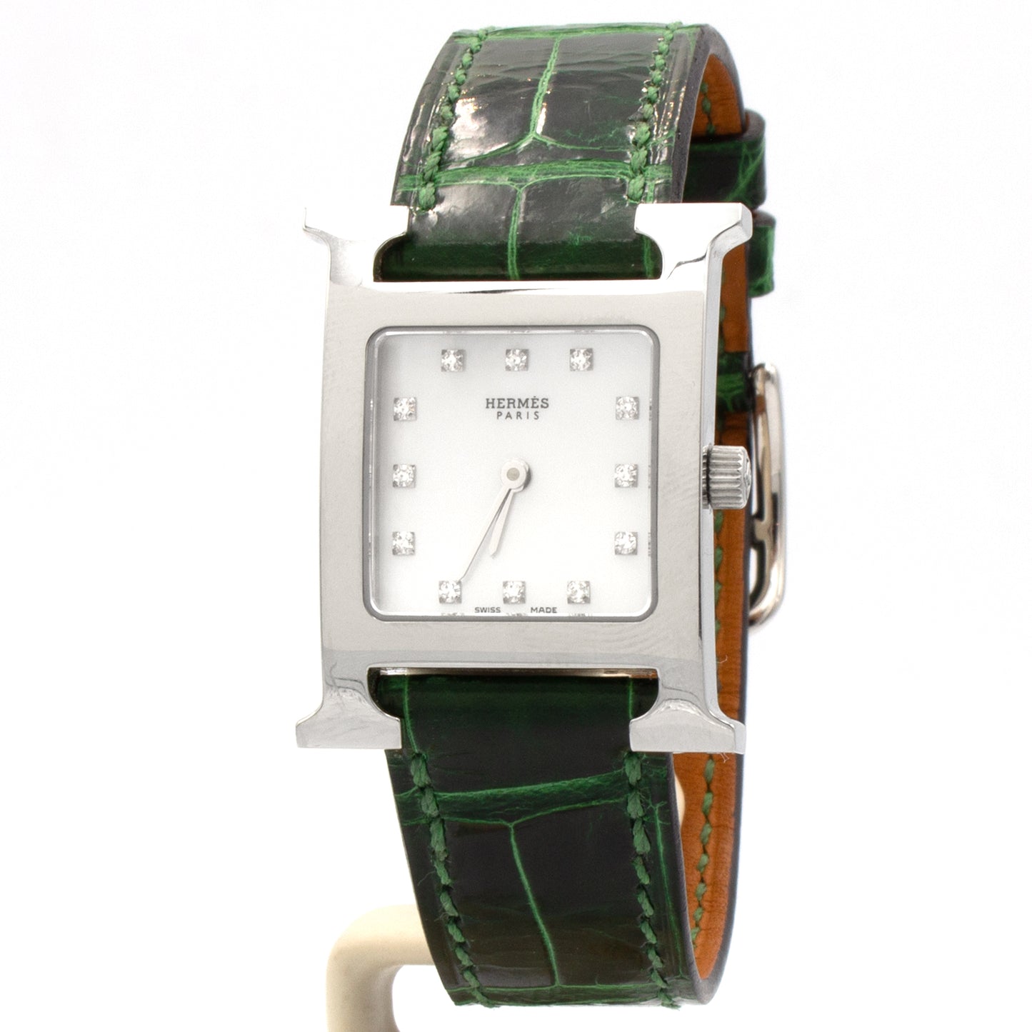 Hermès Heure H HH1.210 diamonds watch