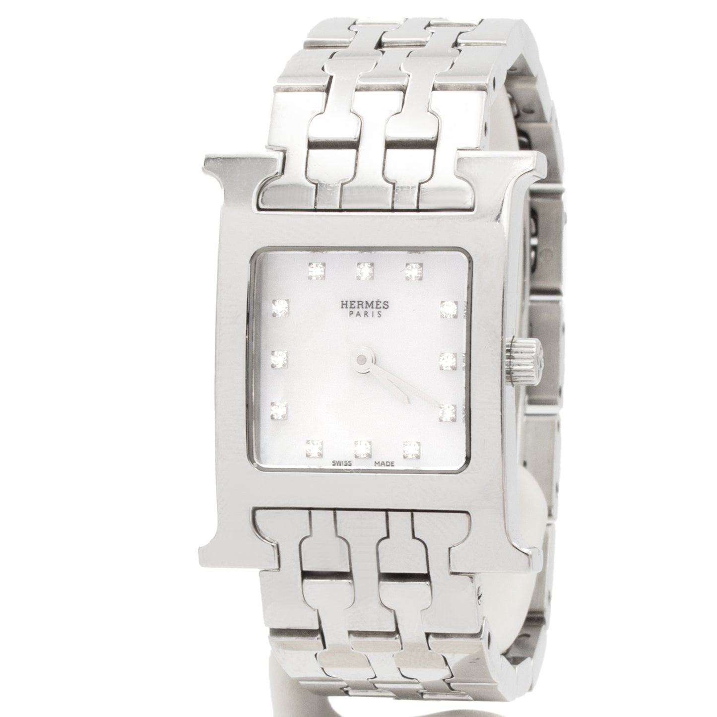 Hermès Heure H HH1.210 diamonds watch