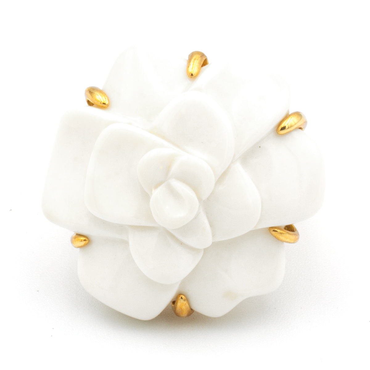 Chanel Camélia ring Size 50,5