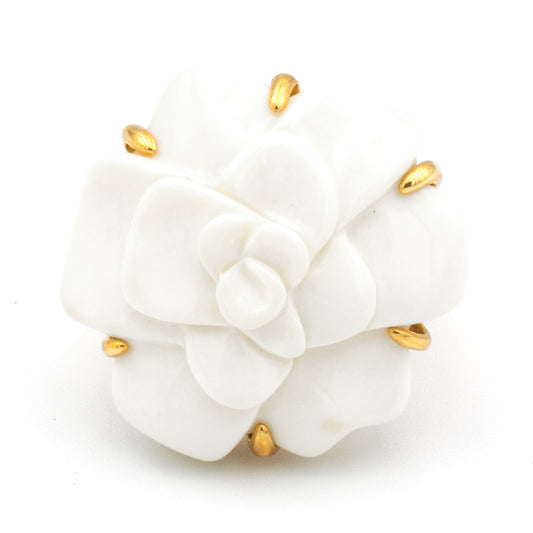 Chanel Camélia ring Size 50,5
