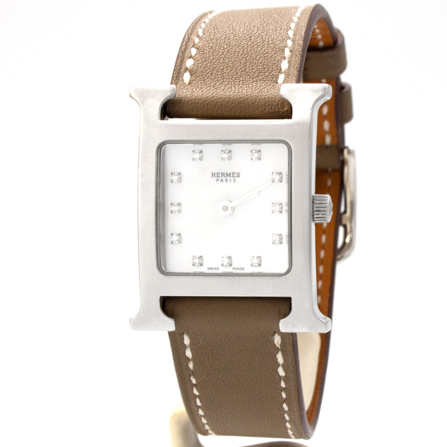 Hermès Heure H HH1.210 diamonds watch