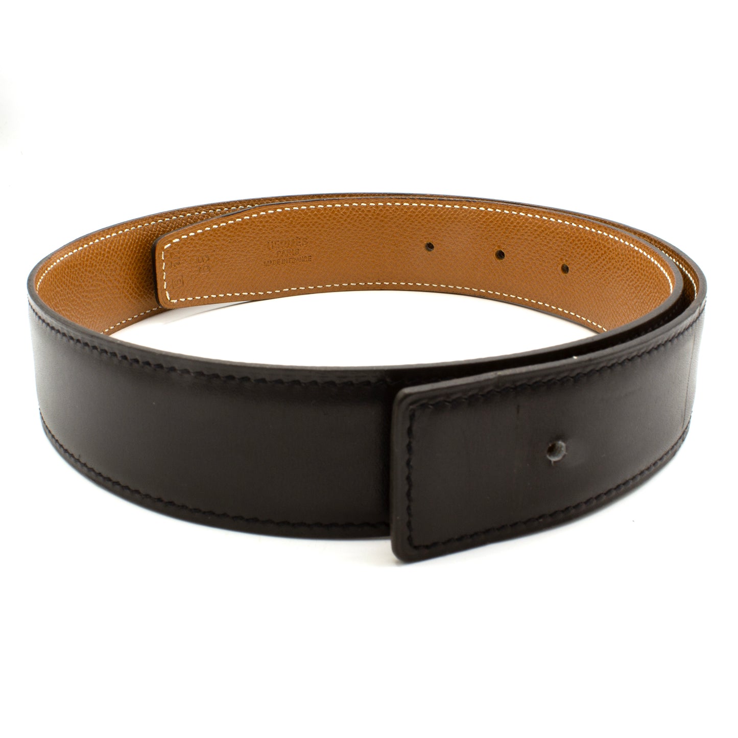 Hermès Black Leather belt