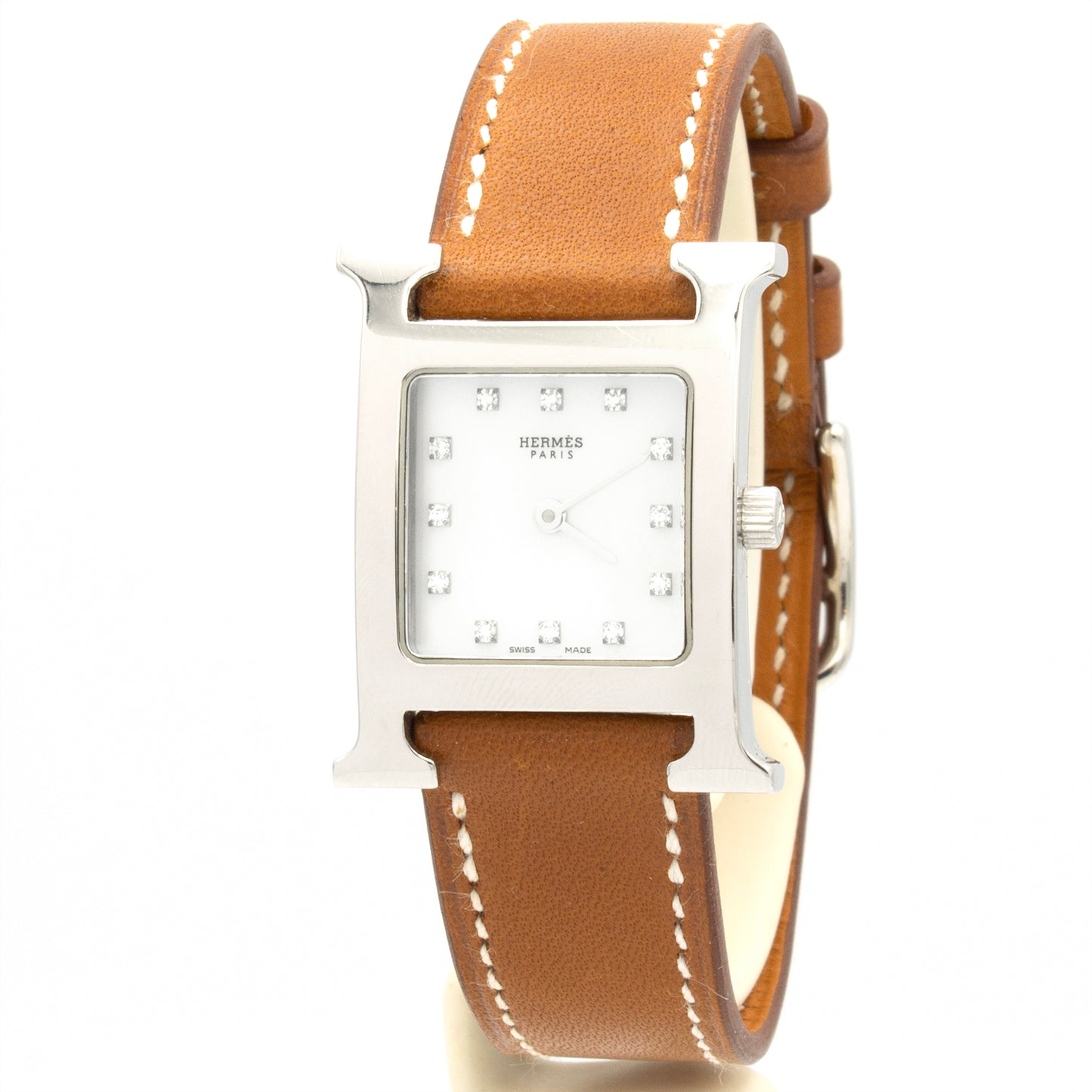 Hermès Heure H HH1.210 diamonds watch