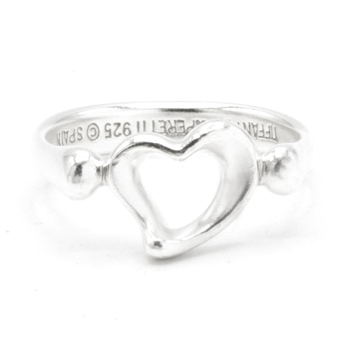 Tiffany & Co Open Heart Elsa Peretti ring SIZE 48,5
