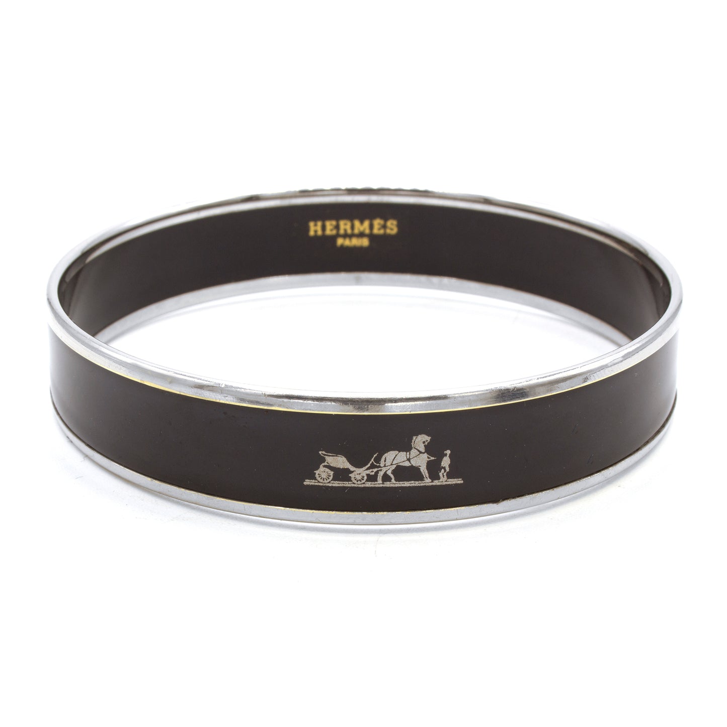 Hermès Calèche bracelet noir