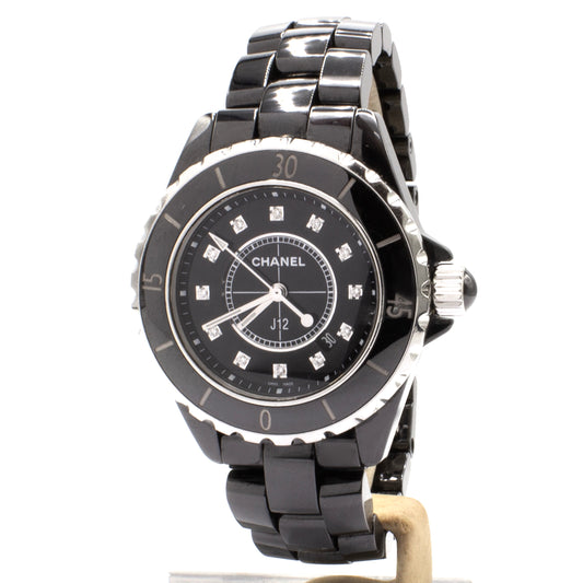 Chanel J12 black ceramic watch