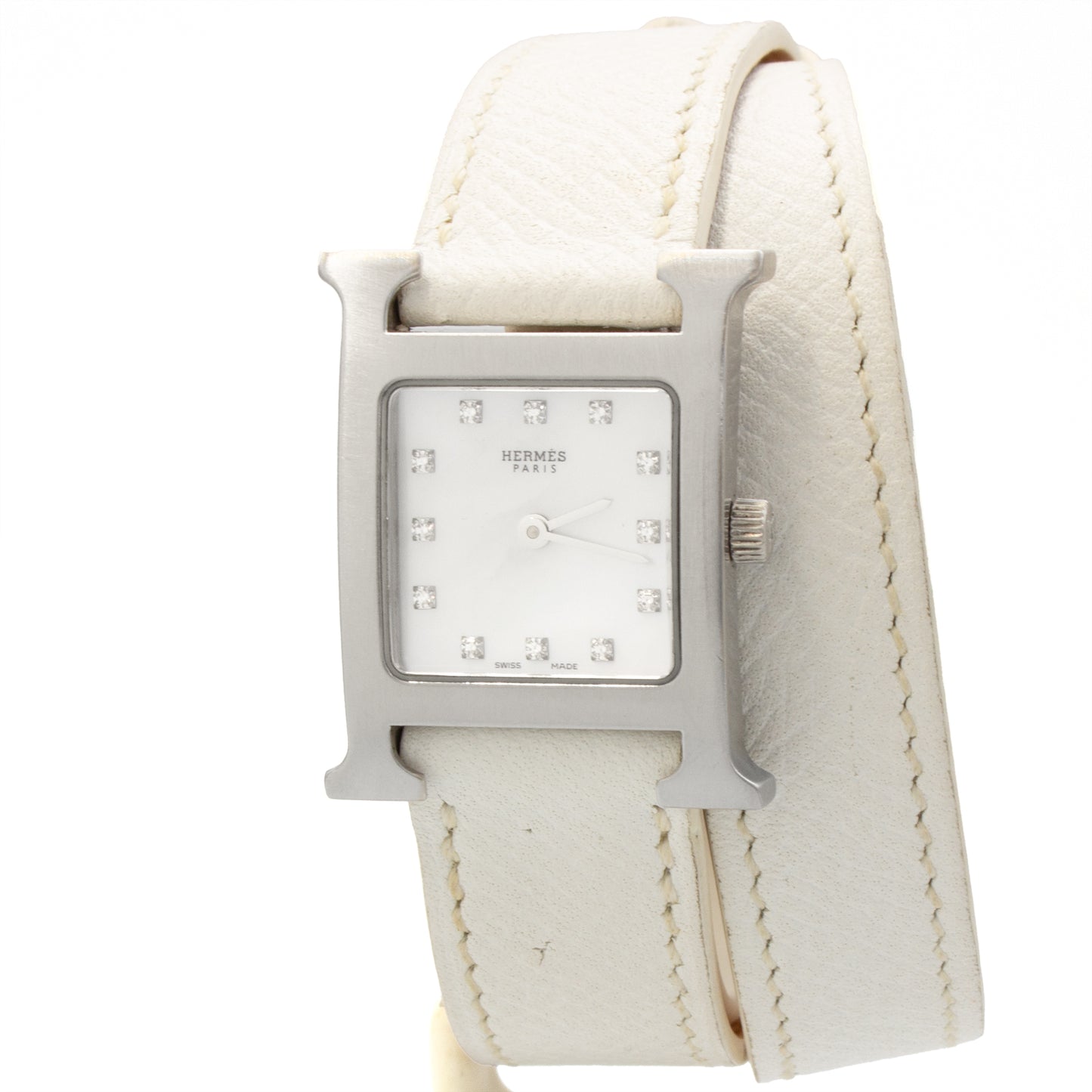Hermès Heure H HH1.210 diamonds watch