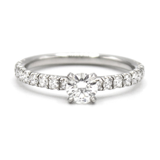 Cartier Solitaire ring 0,31ct Sz 48