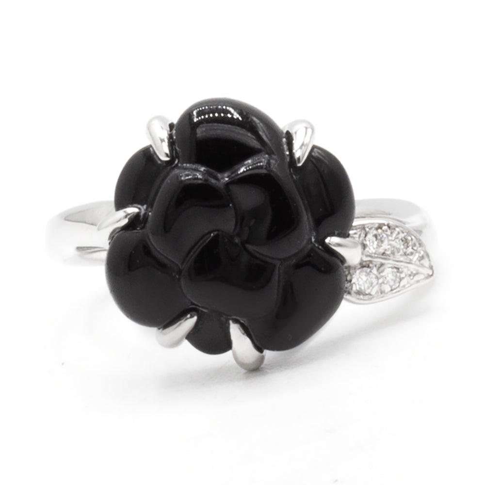 Chanel Camelia ring Size 48
