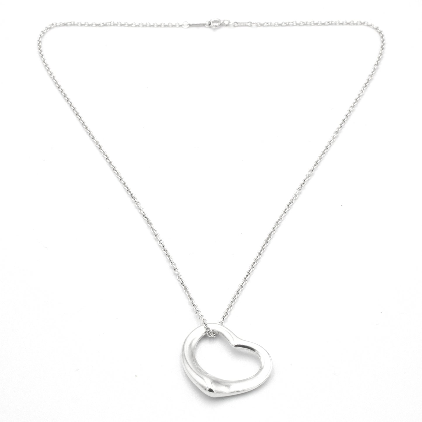 Tiffany & Co Open Heart 27mm necklace