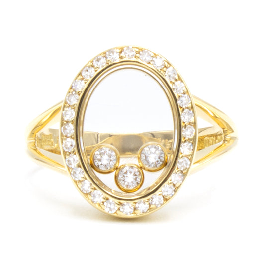 Chopard Happy Diamonds Oval ring SIZE 53