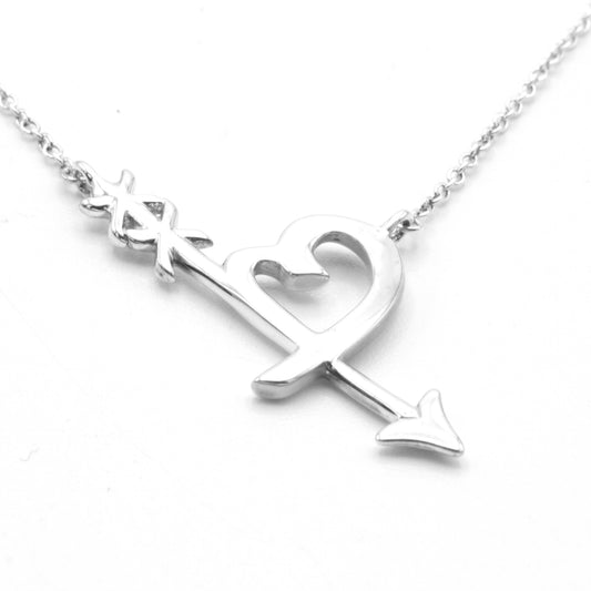 Tiffany & Co Graffiti Heart & Arrow necklace