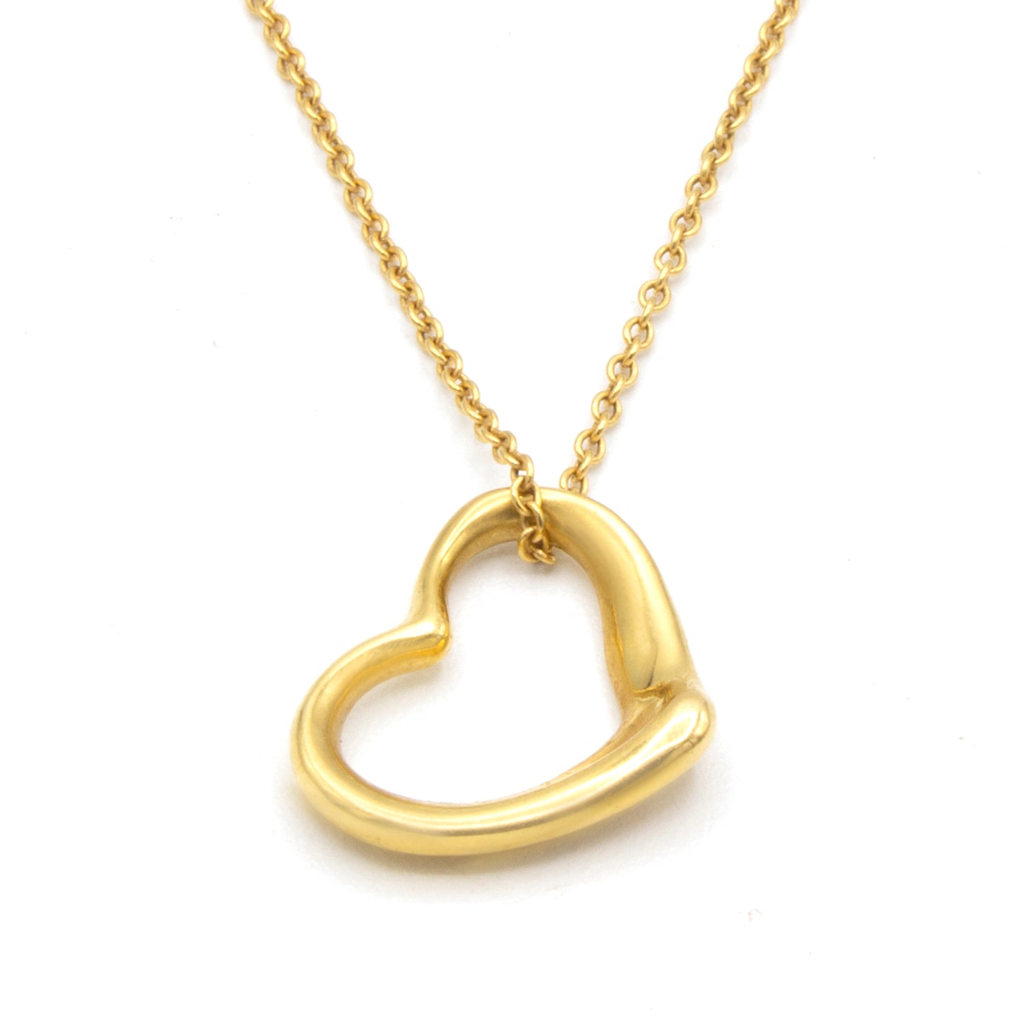 Tiffany & Co Open Heart 18K necklace