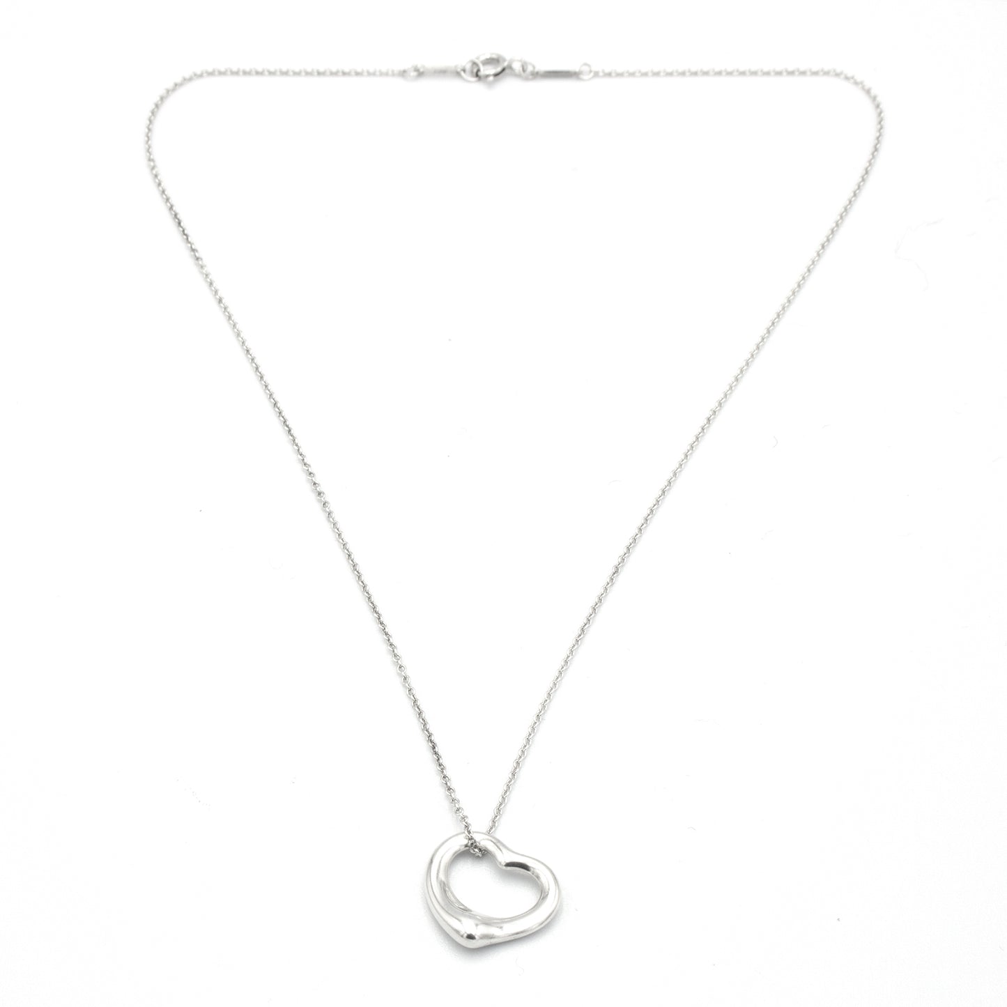 Tiffany & Co Open Heart 15mm necklace