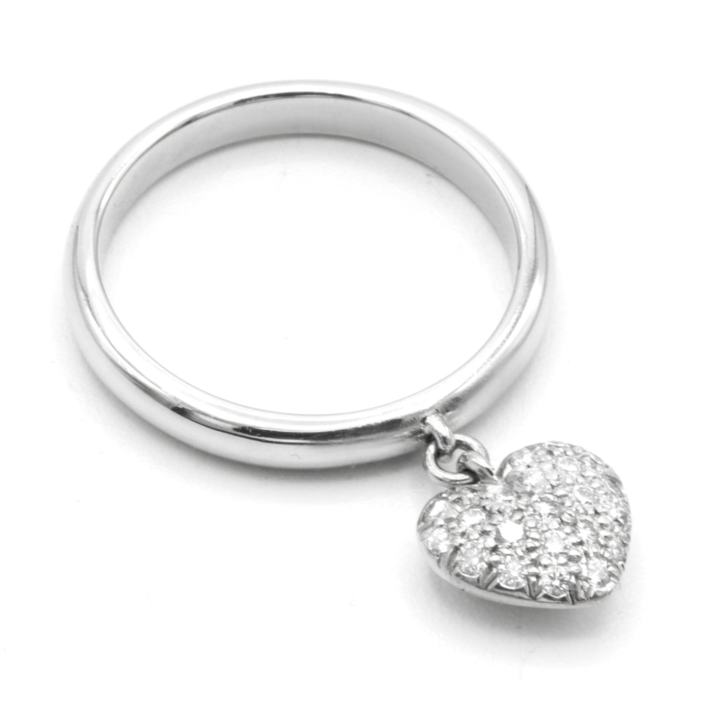 Tiffany & Co Heart platinium ring