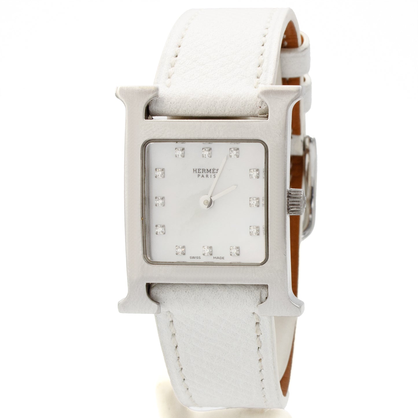 Hermès Heure H HH1.210 diamonds watch
