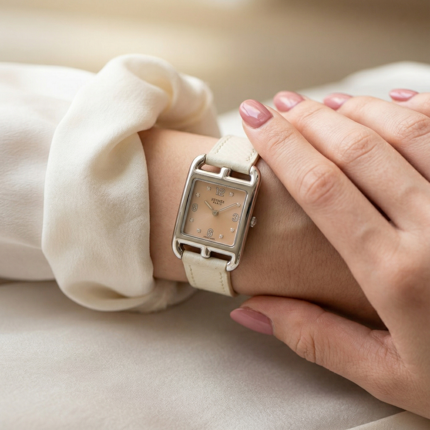 Hermès Cape Cod CC1.210c diamonds watch