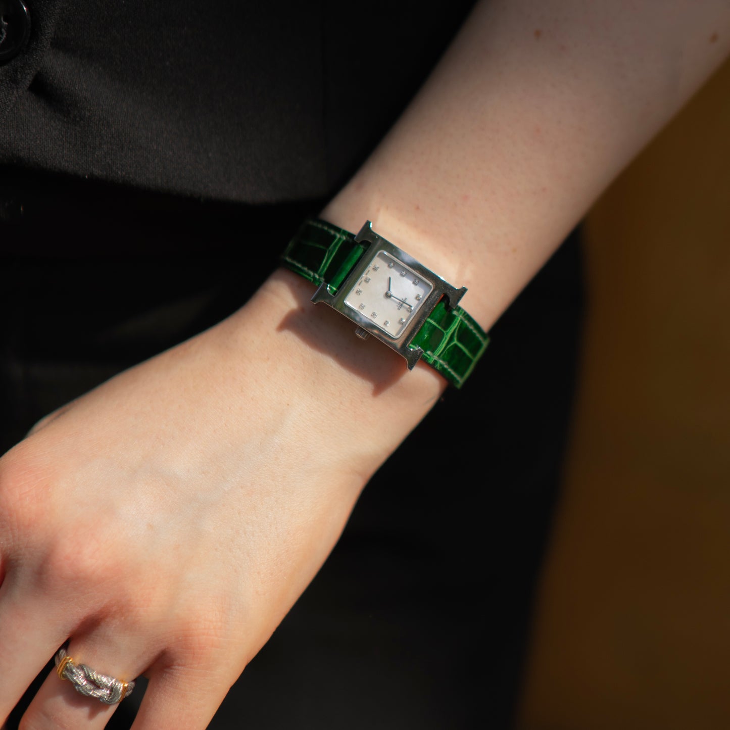 Hermès Heure H HH1.210 diamonds watch