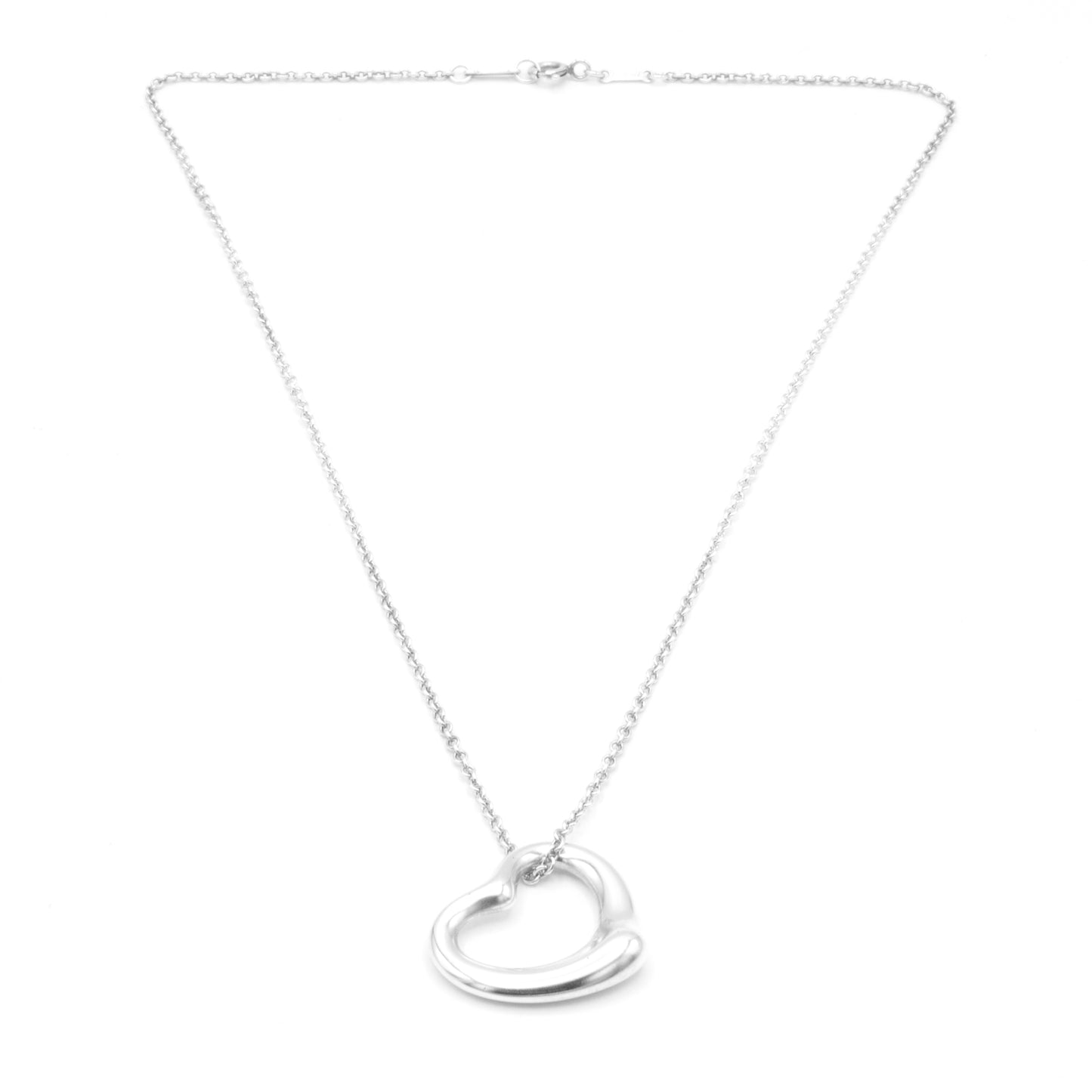 Tiffany & Co Open Heart 22mm necklace 6,9g
