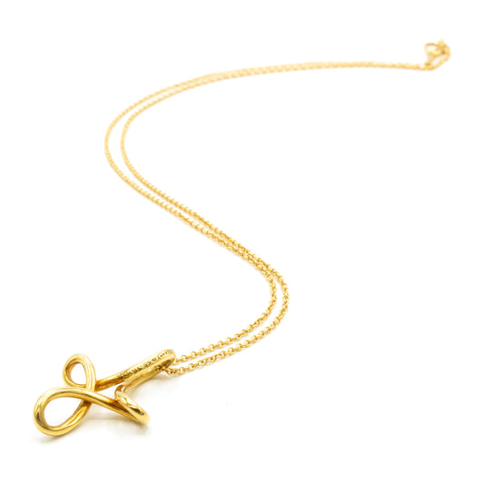Tiffany & Co Open Cross Elsa Peretti necklace